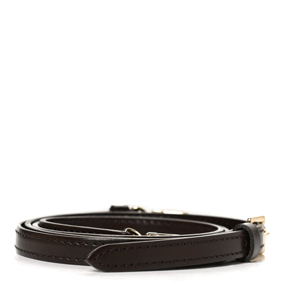 Louis Vuitton Calfskin 16mm Adjustable Shoulder Strap Brown 2 of 5