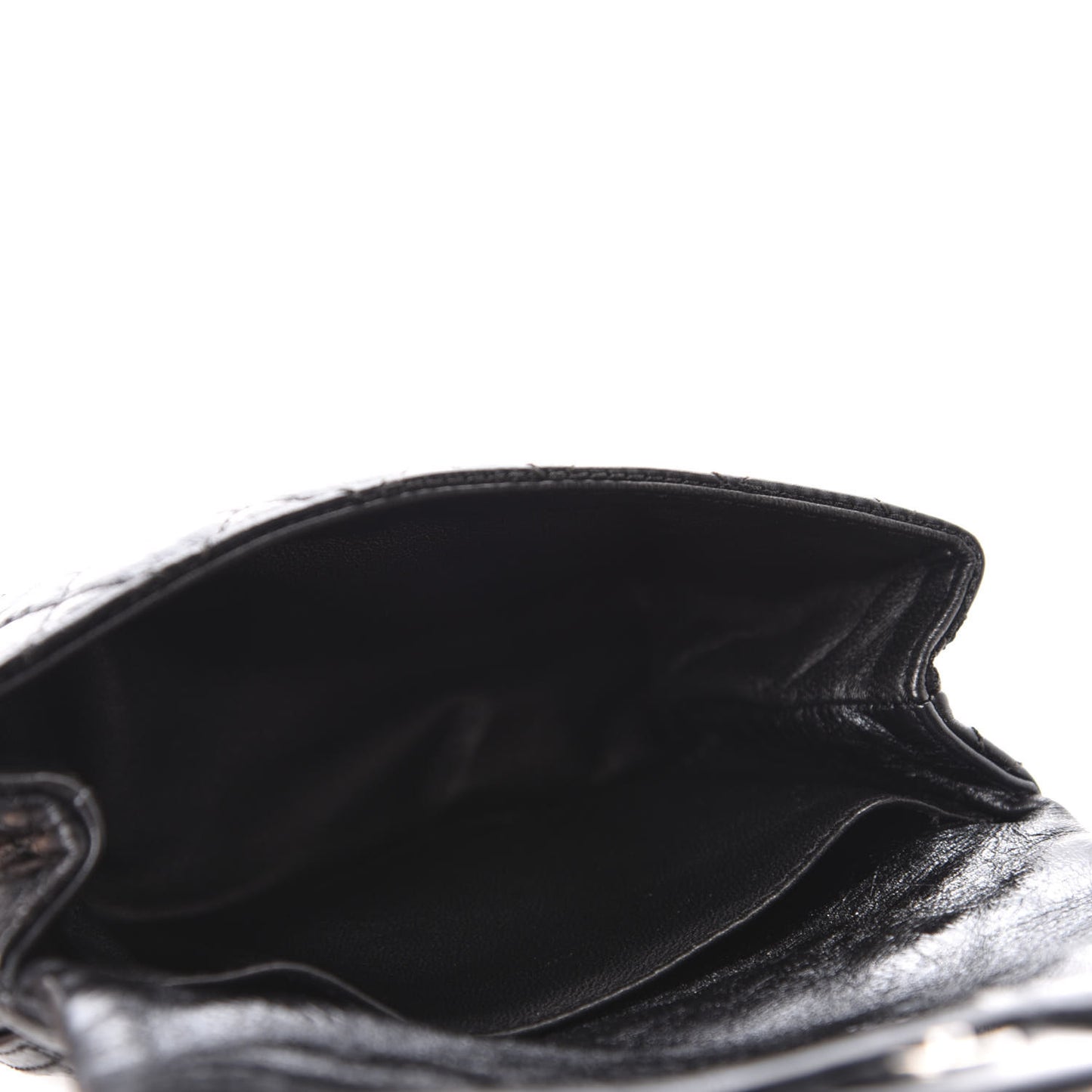 Glazed Calfskin Quilted 2.55 Reissue Flap Belt Bag Clutch 85 34 Black