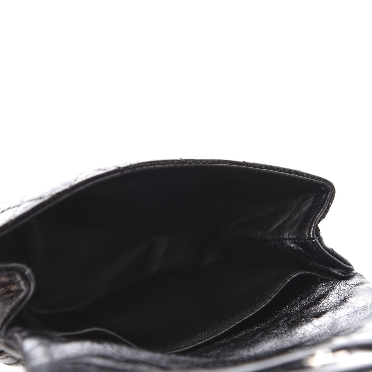 Chanel Glazed Calfskin Quilted 2.55 Reissue Flap Belt Bag Clutch 85 34 Black 5 of 10