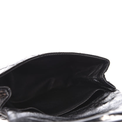 Chanel Glazed Calfskin Quilted 2.55 Reissue Flap Belt Bag Clutch 85 34 Black 5 of 10