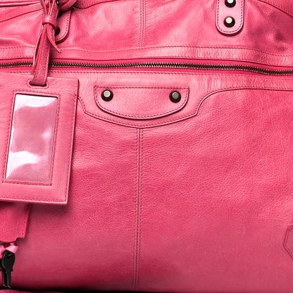 Balenciaga Agneau Travel Bag Rose Hortensia 7 of 15