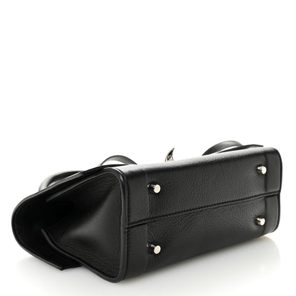 Givenchy Grained Calfskin Mini Shark Lock Satchel Black 4 of 10