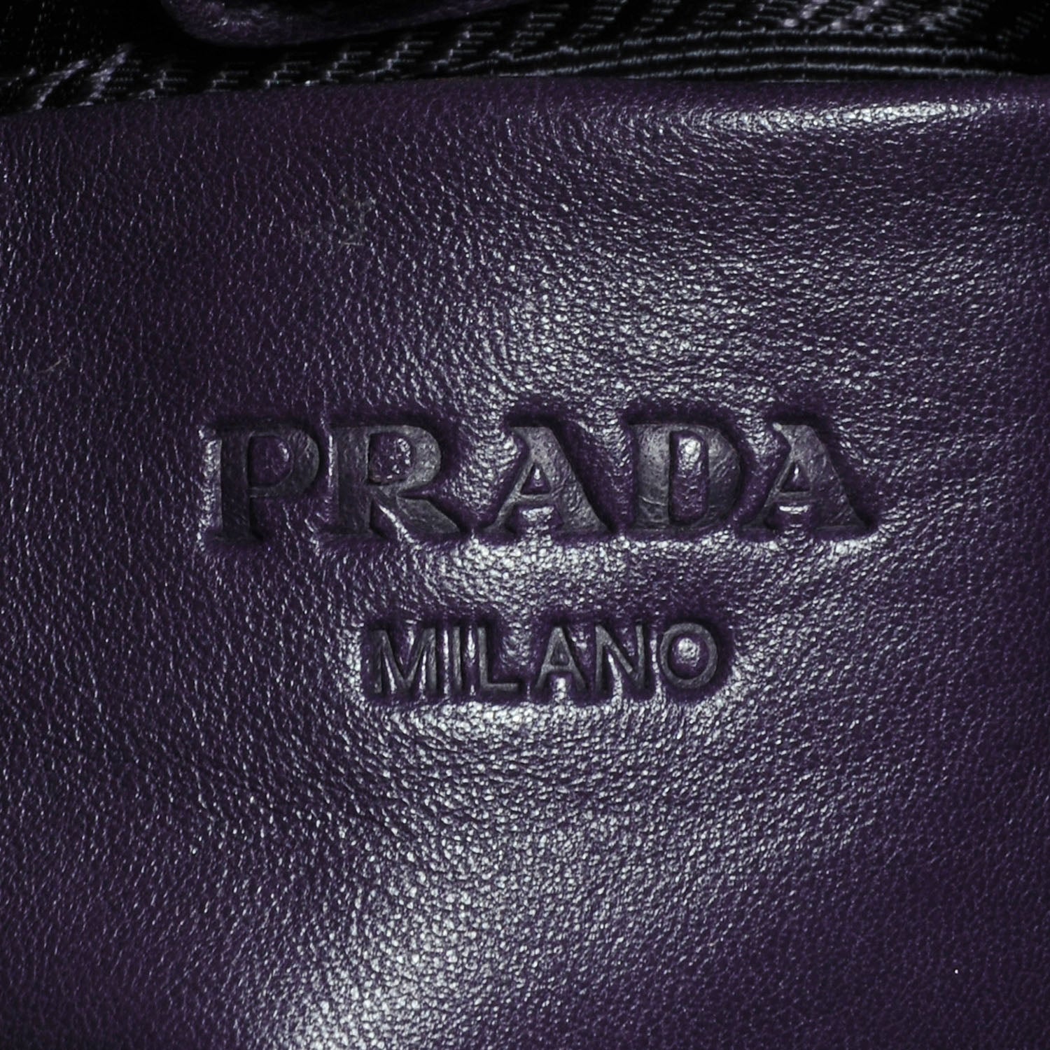 Prada Nappa Trembled Blossoms Stripes Crossbody Ibisco Viola 6 of 9