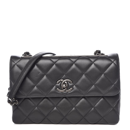 Chanel Lambskin Quilted Medium Trendy CC Flap Grey 1 of 11