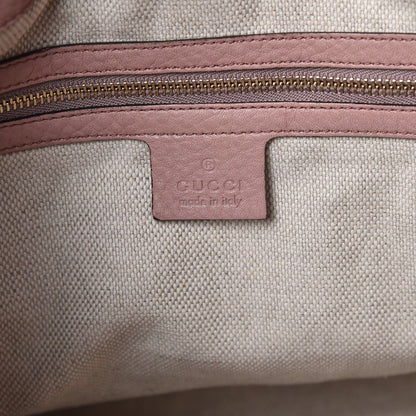 Gucci Pebbled Calfskin Medium Soho Chain Shoulder Bag Dark Cipria 6 of 10