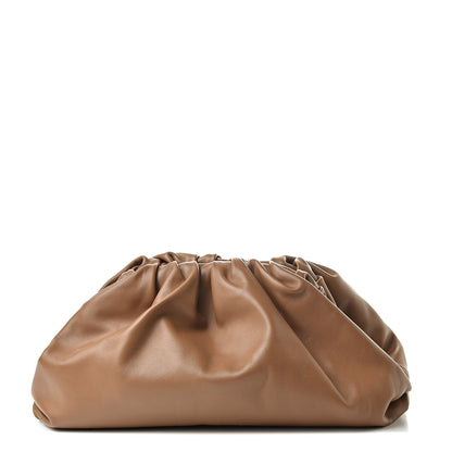 Bottega Veneta Smooth Butter Calf The Pouch Oversized Clutch Cammello 1 of 10