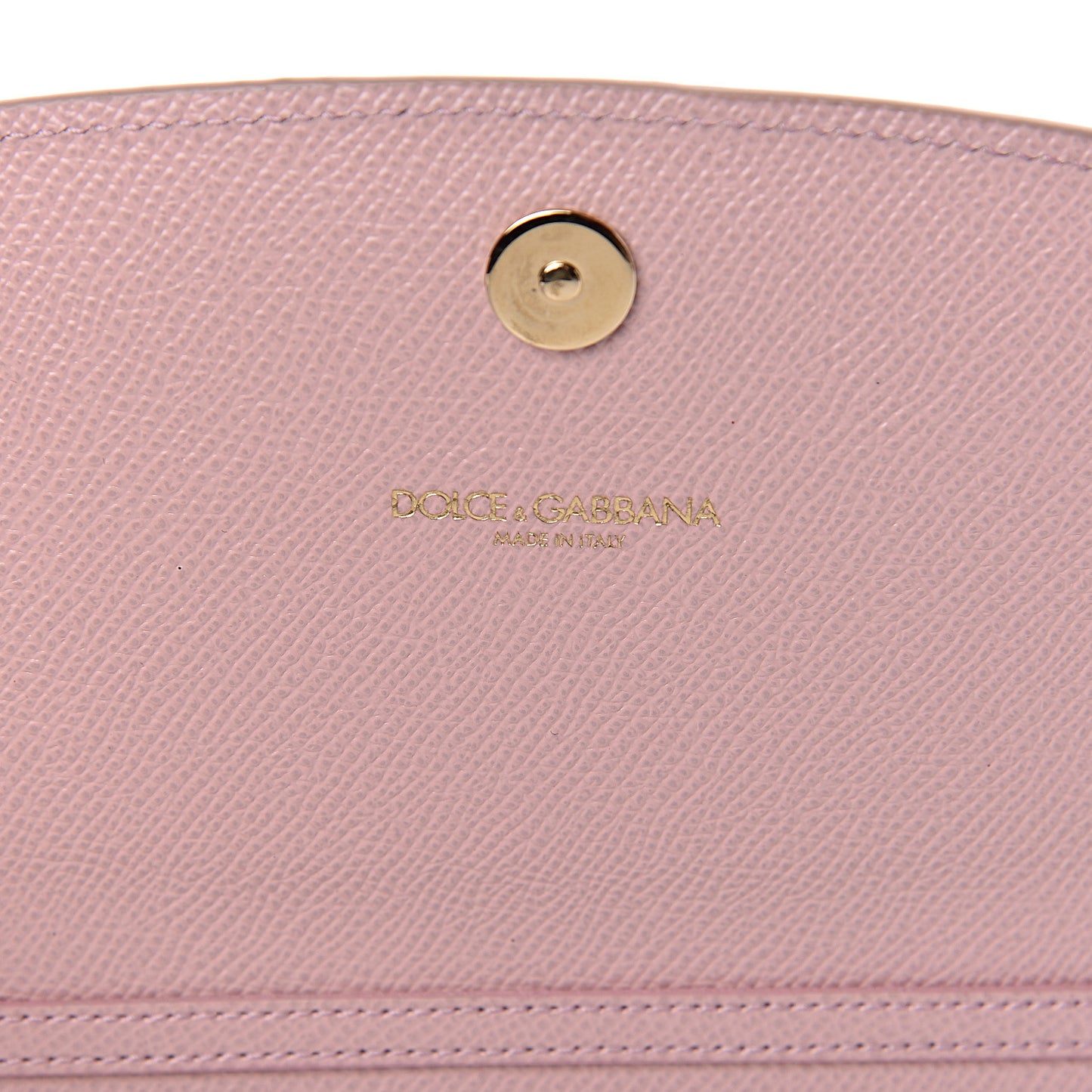 Dauphine Rose Print Wallet On Chain Pink