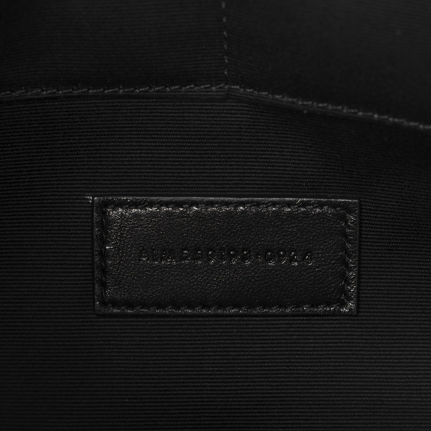 Saint Laurent Calfskin Matelasse Monogram Cassandre Tablet Pouch Black 7 of 8