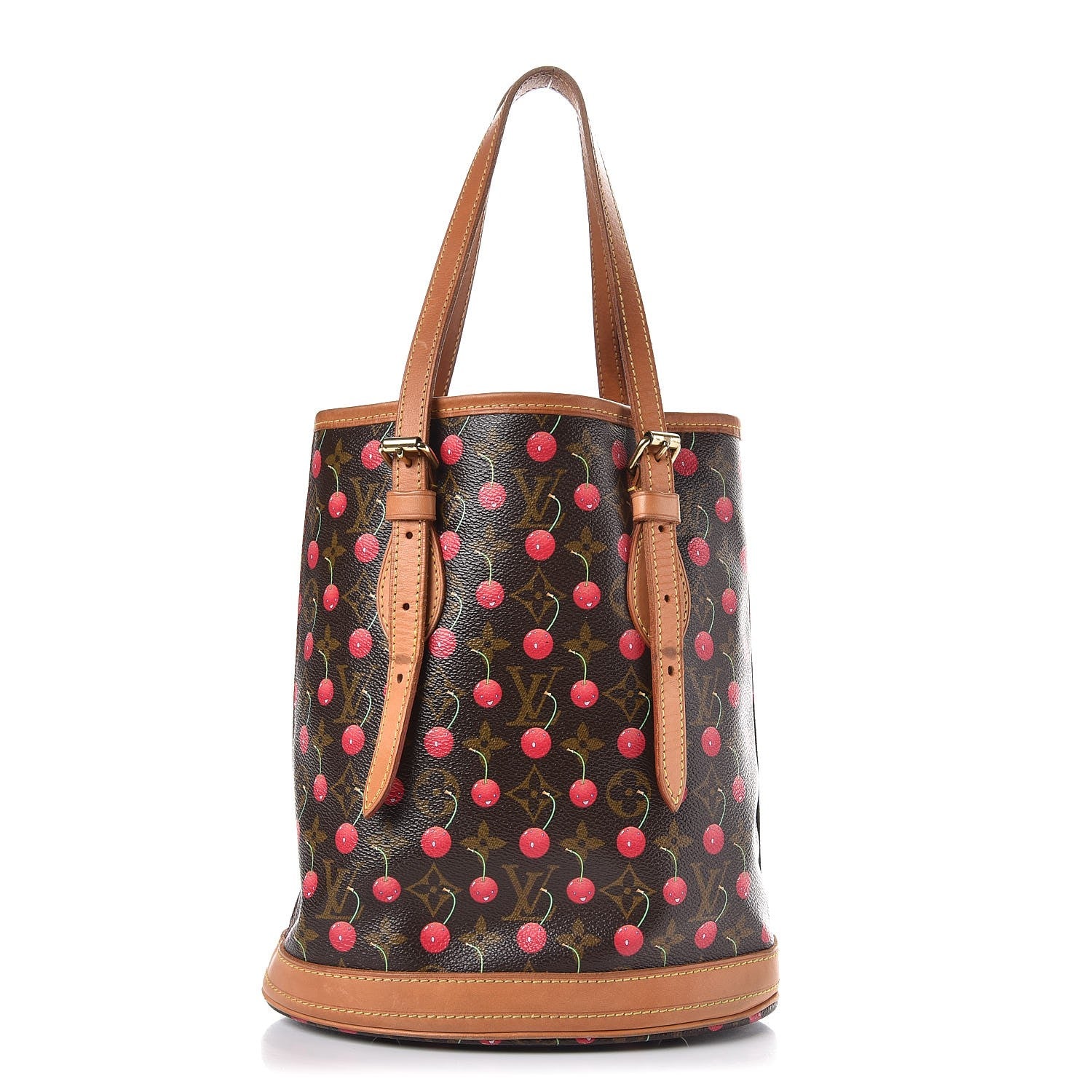 Louis Vuitton Monogram Cerises Bucket Bag 1 of 13
