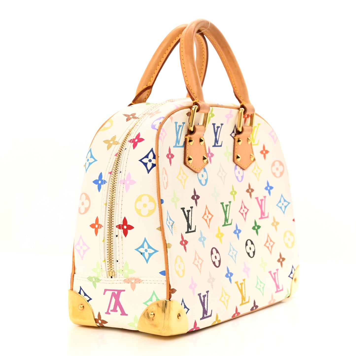 Monogram Multicolor Trouville White