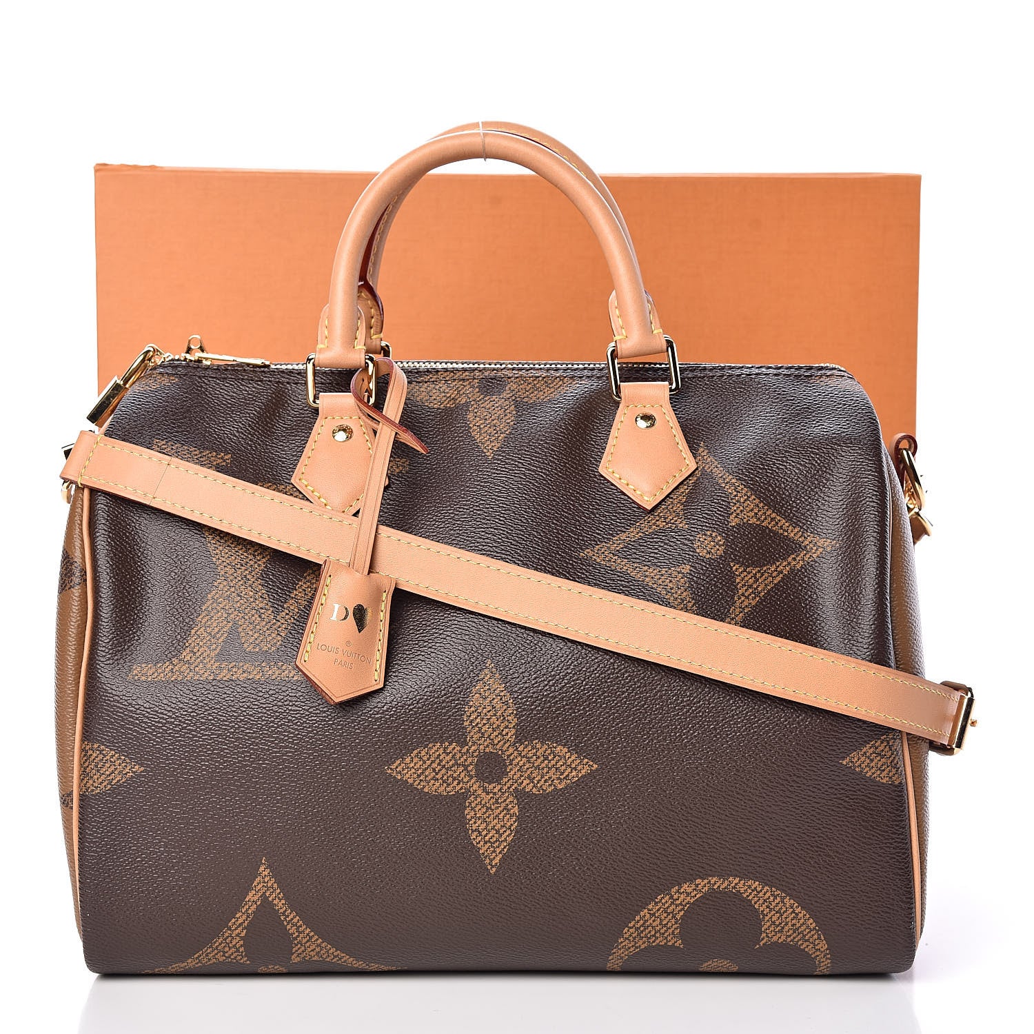 Louis Vuitton Reverse Monogram Giant Speedy Bandouliere 30 13 of 13