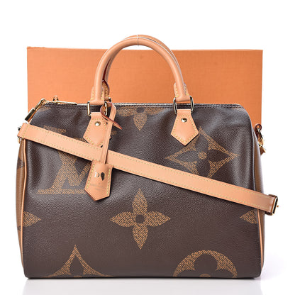 Louis Vuitton Reverse Monogram Giant Speedy Bandouliere 30 13 of 13
