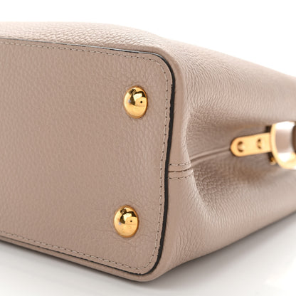 Louis Vuitton Taurillon Capucines MM Galet 9 of 9