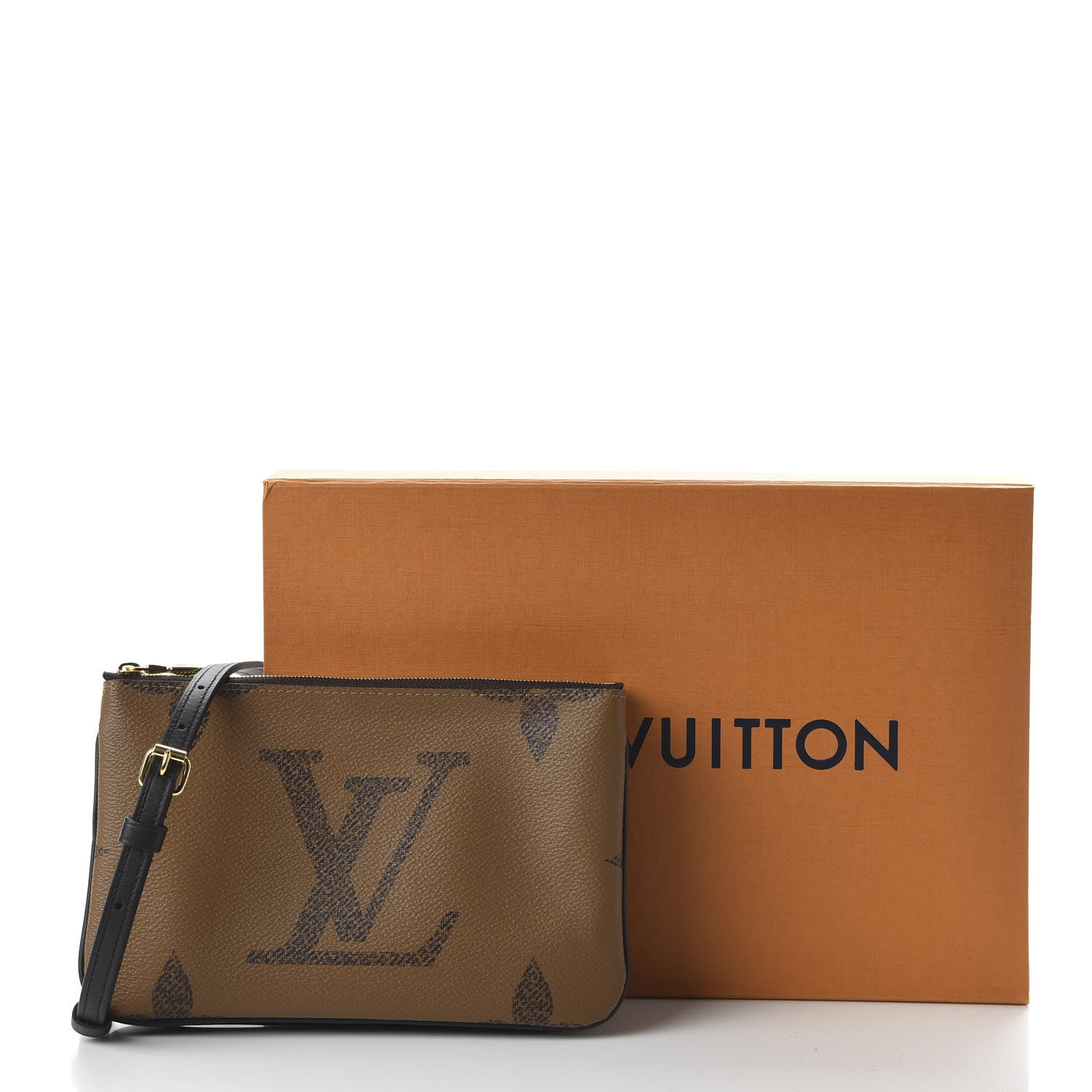 Louis Vuitton Reverse Monogram Giant Double Zip Pochette 9 of 9