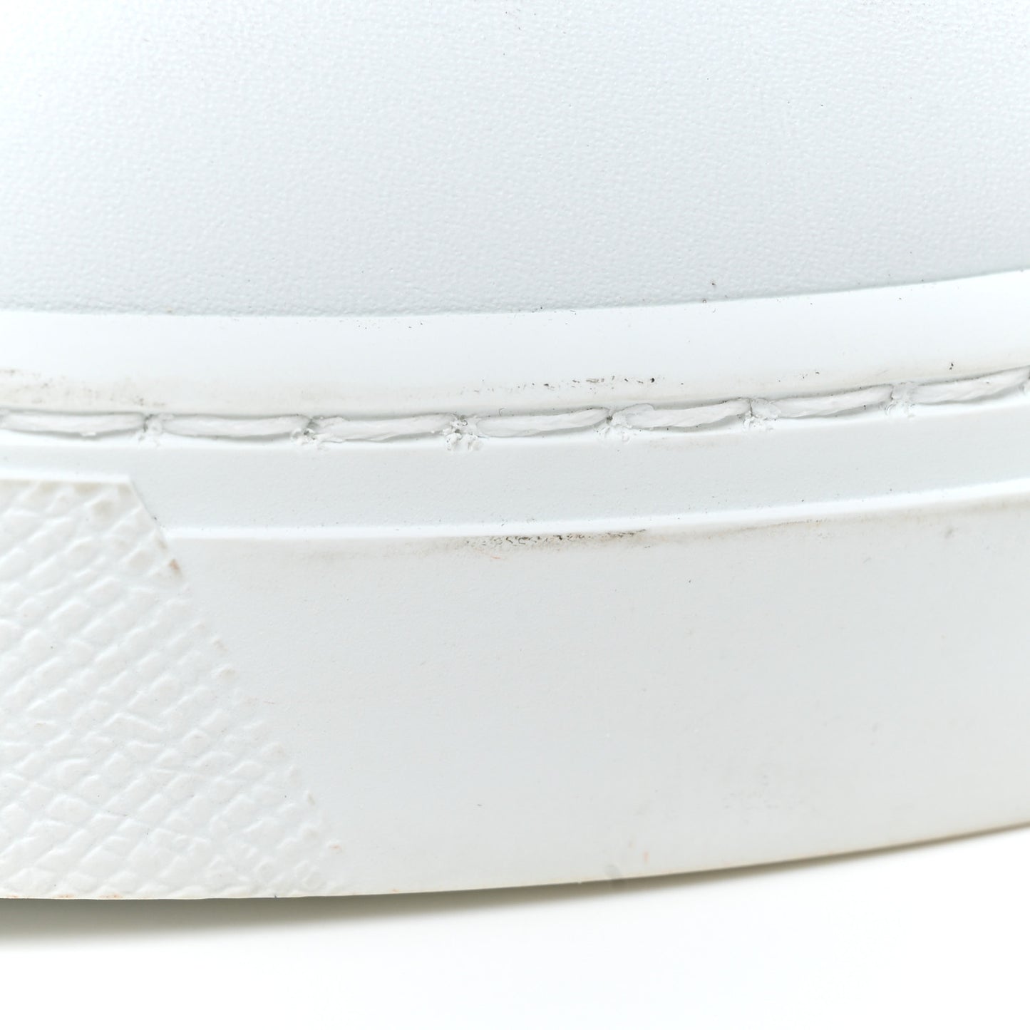 Calfskin Mens Advantage Sneakers 43.5 White Black