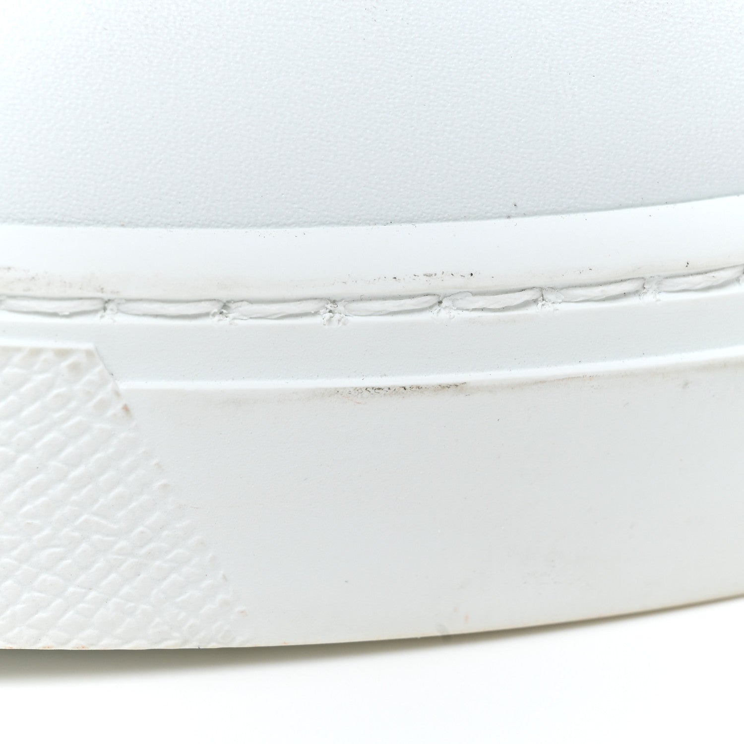 Hermes Calfskin Mens Advantage Sneakers 43.5 White Black 13 of 18