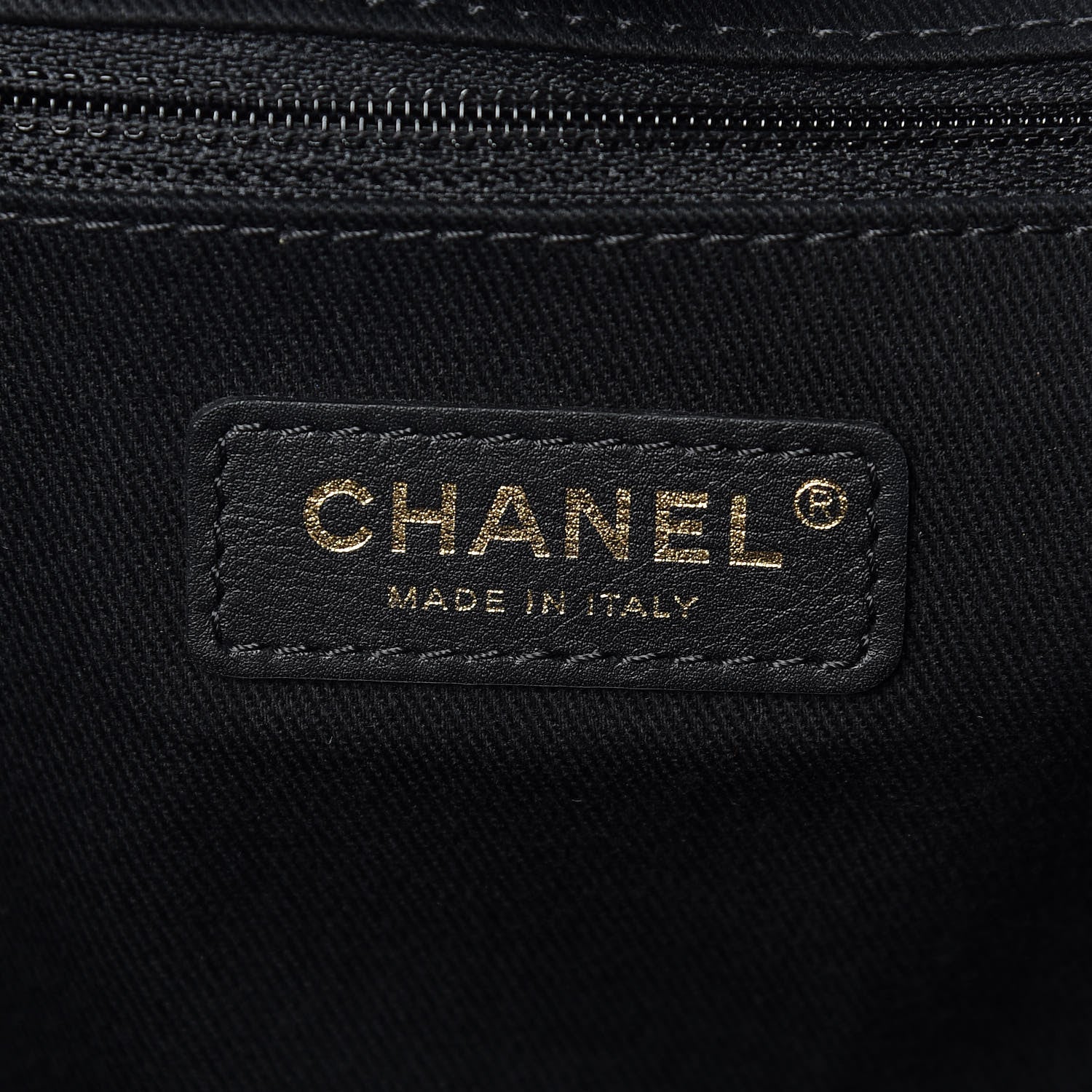 Chanel Woven Straw Raffia Large Deauville Tote Black 7 of 14