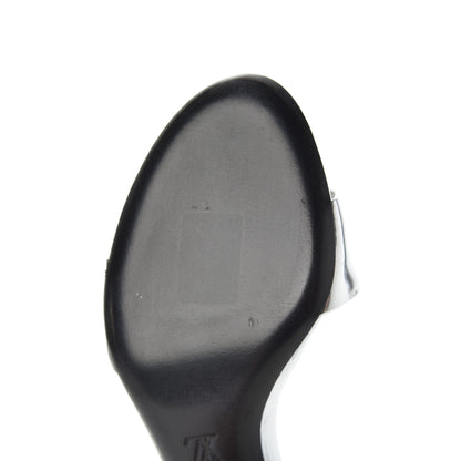 Louis Vuitton Calfskin Silver Light Sandal 37.5 Argent 14 of 16