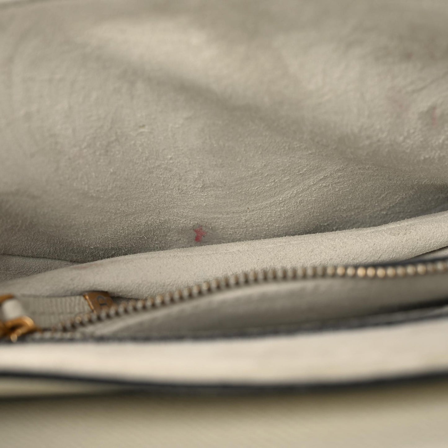 Grained Calfskin Saddle Bag With Strap Latte