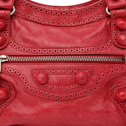 Balenciaga Agneau Giant Brogues Hardware City Sang 8 of 14