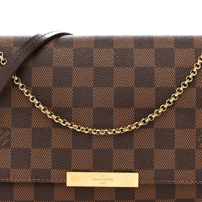 Louis Vuitton Damier Ebene Favorite MM 8 of 14