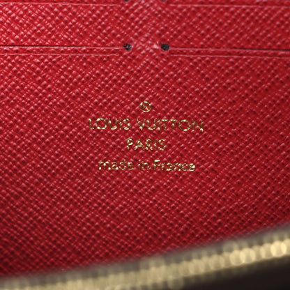 Louis Vuitton Damier Ebene Clemence Wallet Cherry 6 of 7