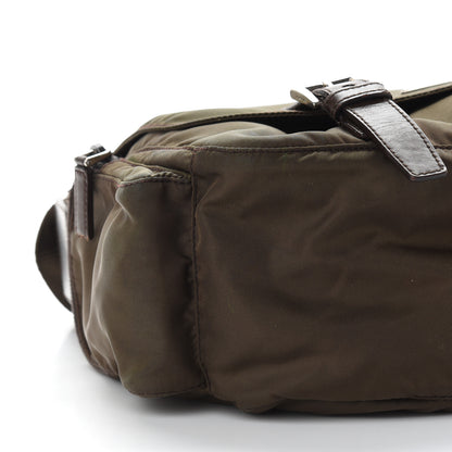 Prada Nylon Vela Sport Messenger Bag Bruciato 7 of 10
