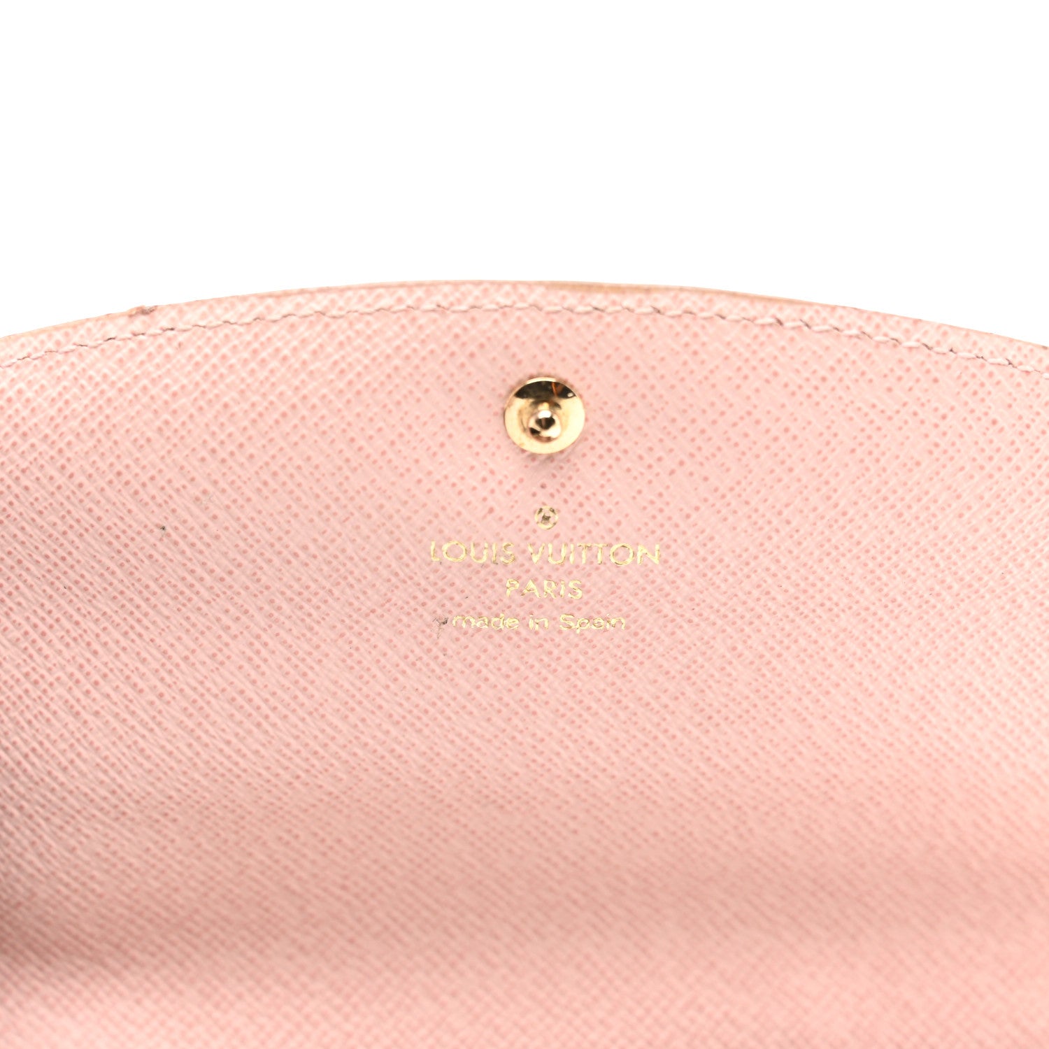 Louis Vuitton Damier Ebene Caissa Wallet Rose Ballerine 6 of 8