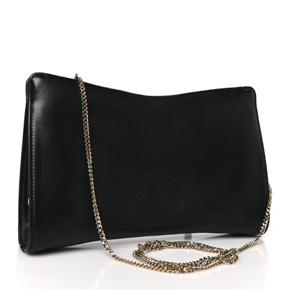 Jimmy Choo Nappa Crystal Venus Clutch with Chain Black 3 of 9