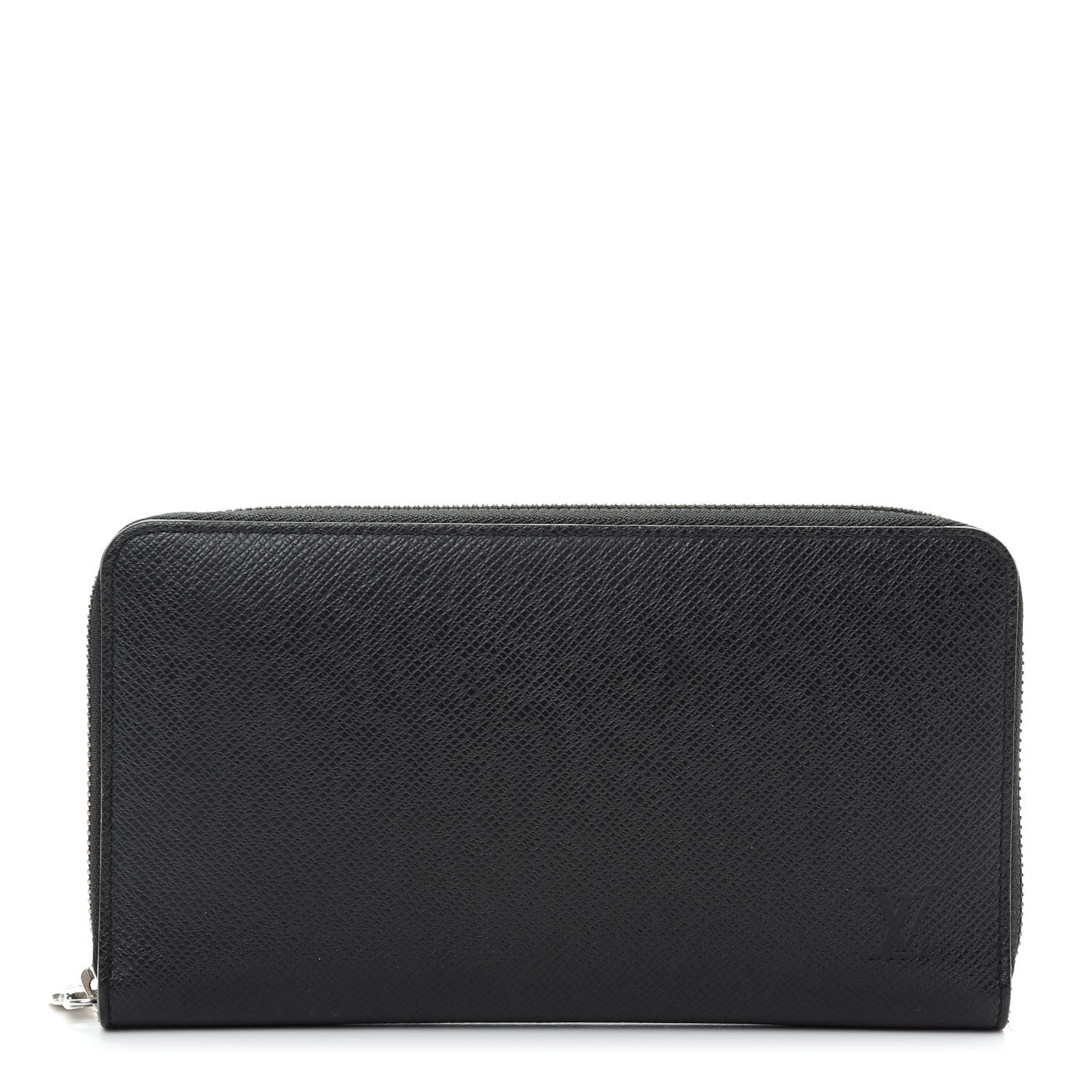 Louis Vuitton Taiga Zippy Organizer Wallet Black 1 of 8