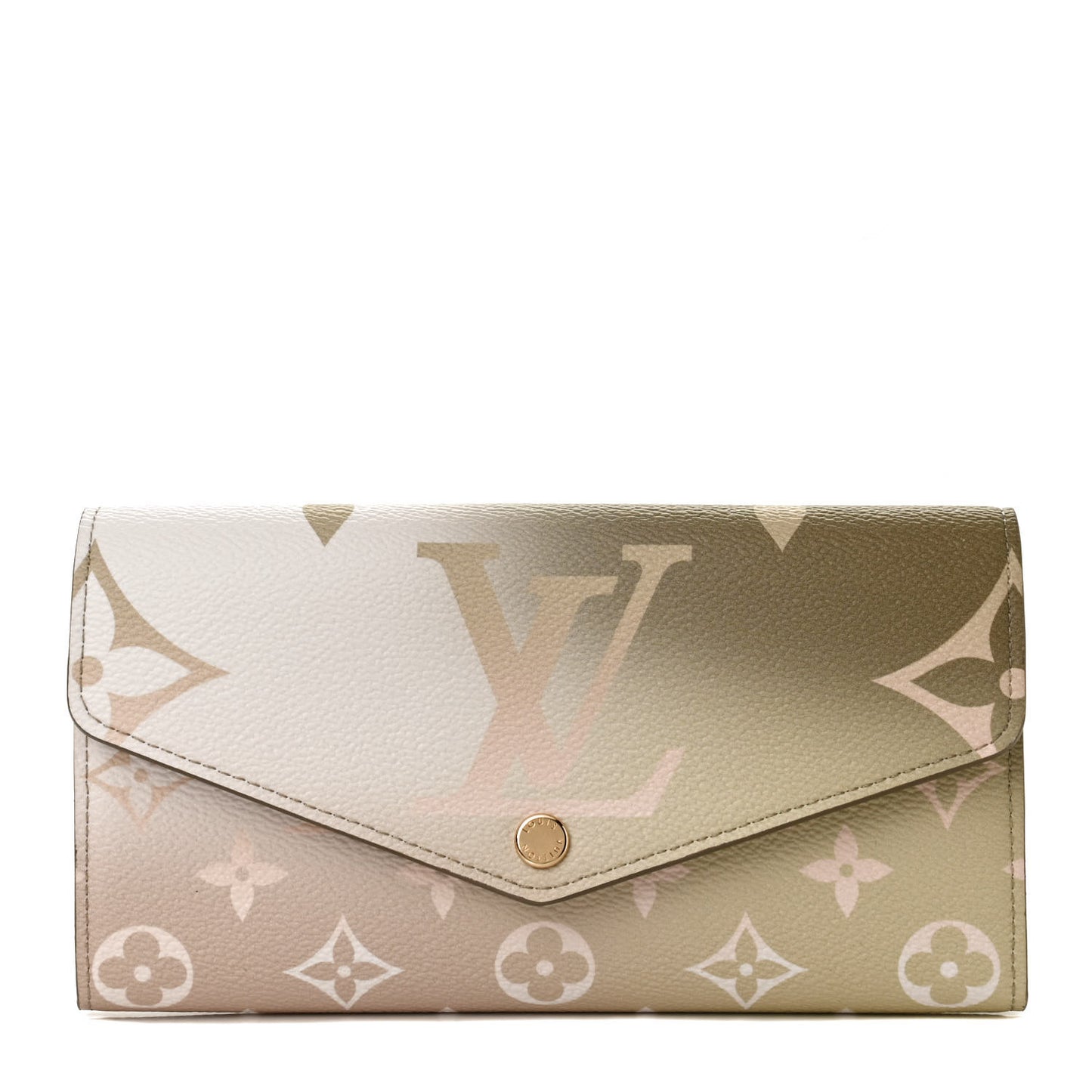 Monogram Giant Spring In The City Sarah Wallet NM Sunset Kaki