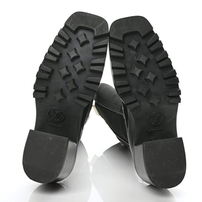 Louis Vuitton Patent Limitless Tall Boots 39 Black 5 of 9