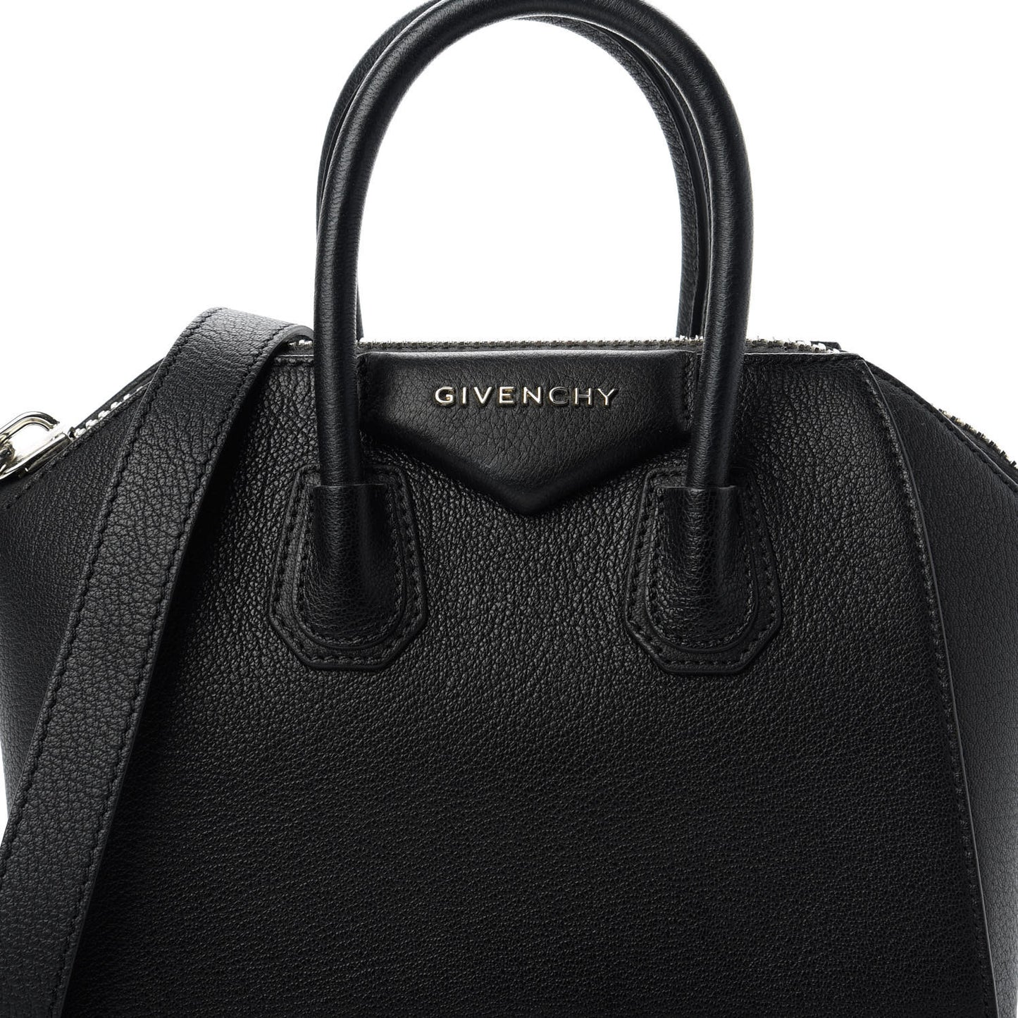Sugar Goatskin Mini Antigona Black