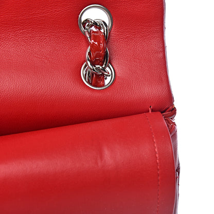 Chanel Patent Quilted Maxi Double Flap Red 12 of 14