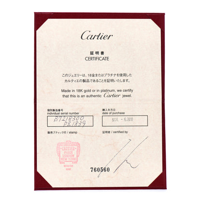 Cartier 18K Pink Gold 1 Diamond 1 Pink Sapphire LOVE Necklace 5 of 5
