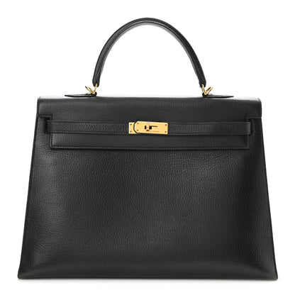 Hermes Ardennes Kelly Sellier 35 Black 1 of 17