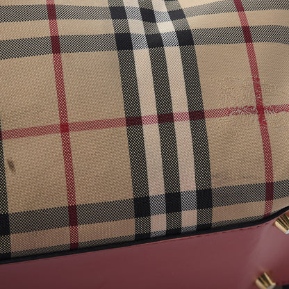 Burberry Horseferry Check Small Canterbury Tote Antique Rose 11 of 11