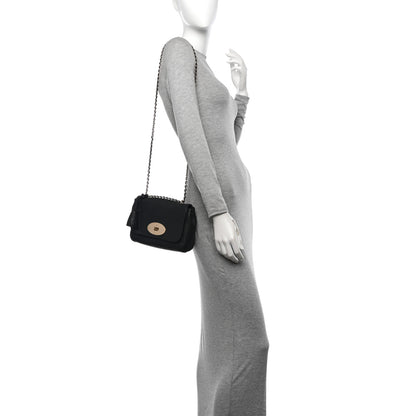 Mulberry Glossy Goatskin Small Lily Flap Black 2 of 10