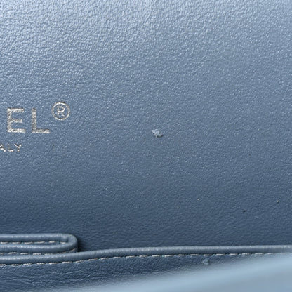 Chanel Patent Quilted Maxi Double Flap Light Blue 15 of 16