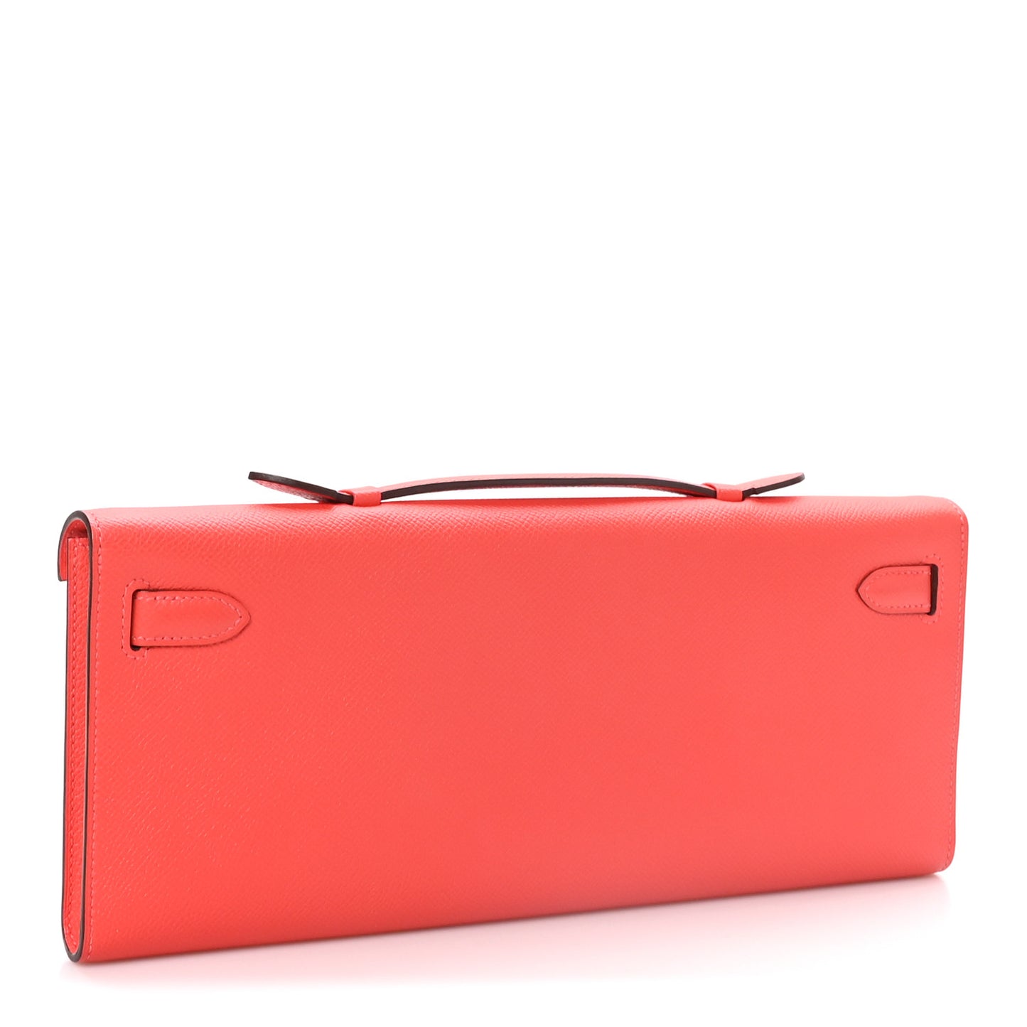 Epsom Kelly Cut Clutch Pochette Rose Jaipur