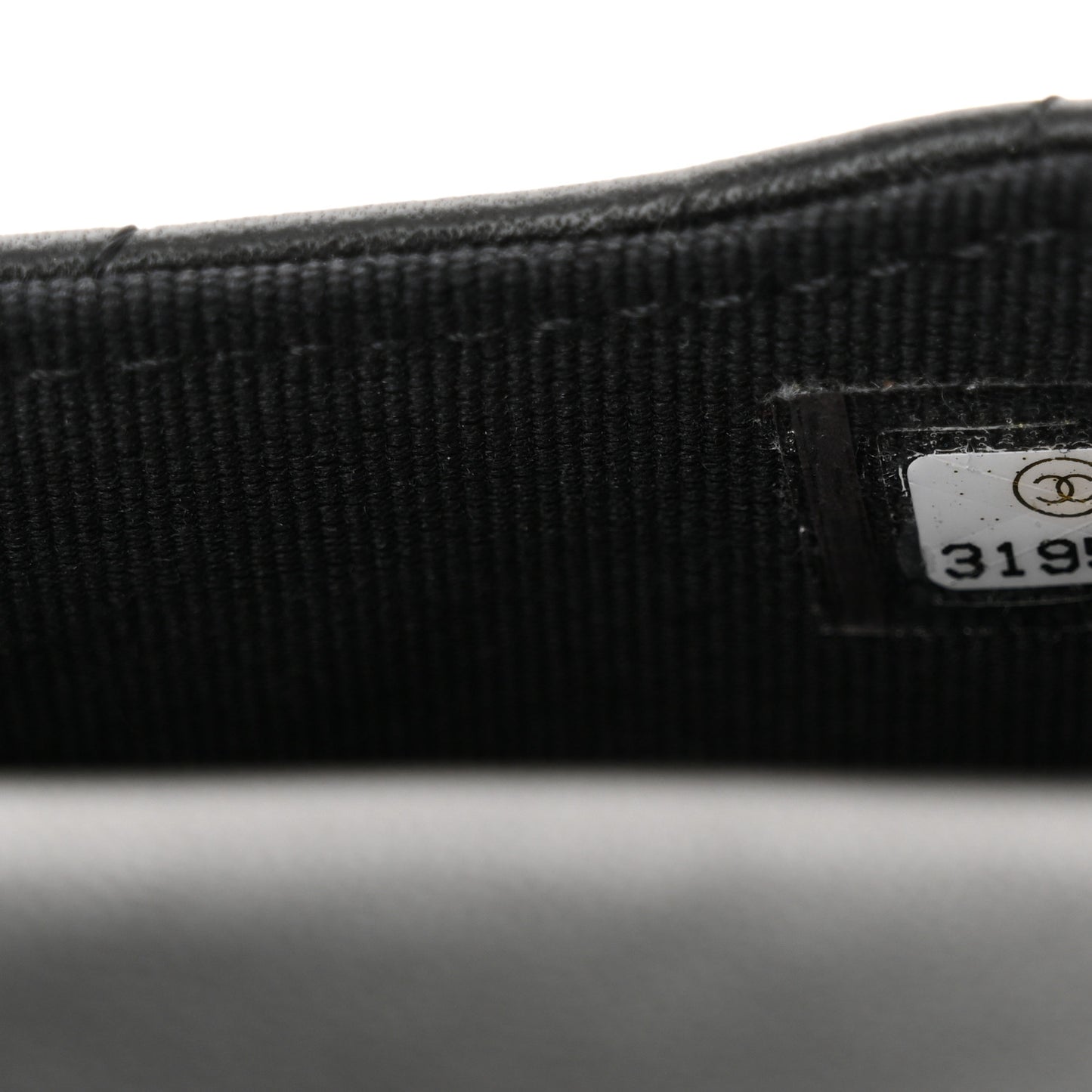 Lambskin Quilted Pearl Chain Belt Bag Black