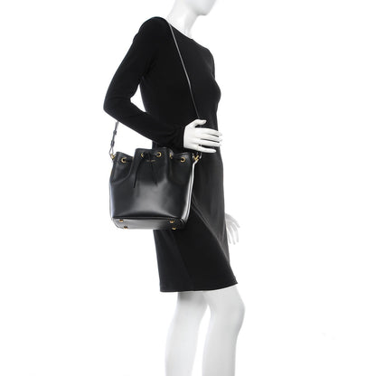 Saint Laurent Calfskin Medium Emmanuelle Bucket Bag Black 3 of 7