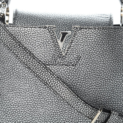 Louis Vuitton Taurillon Capucines PM Chrome 8 of 10