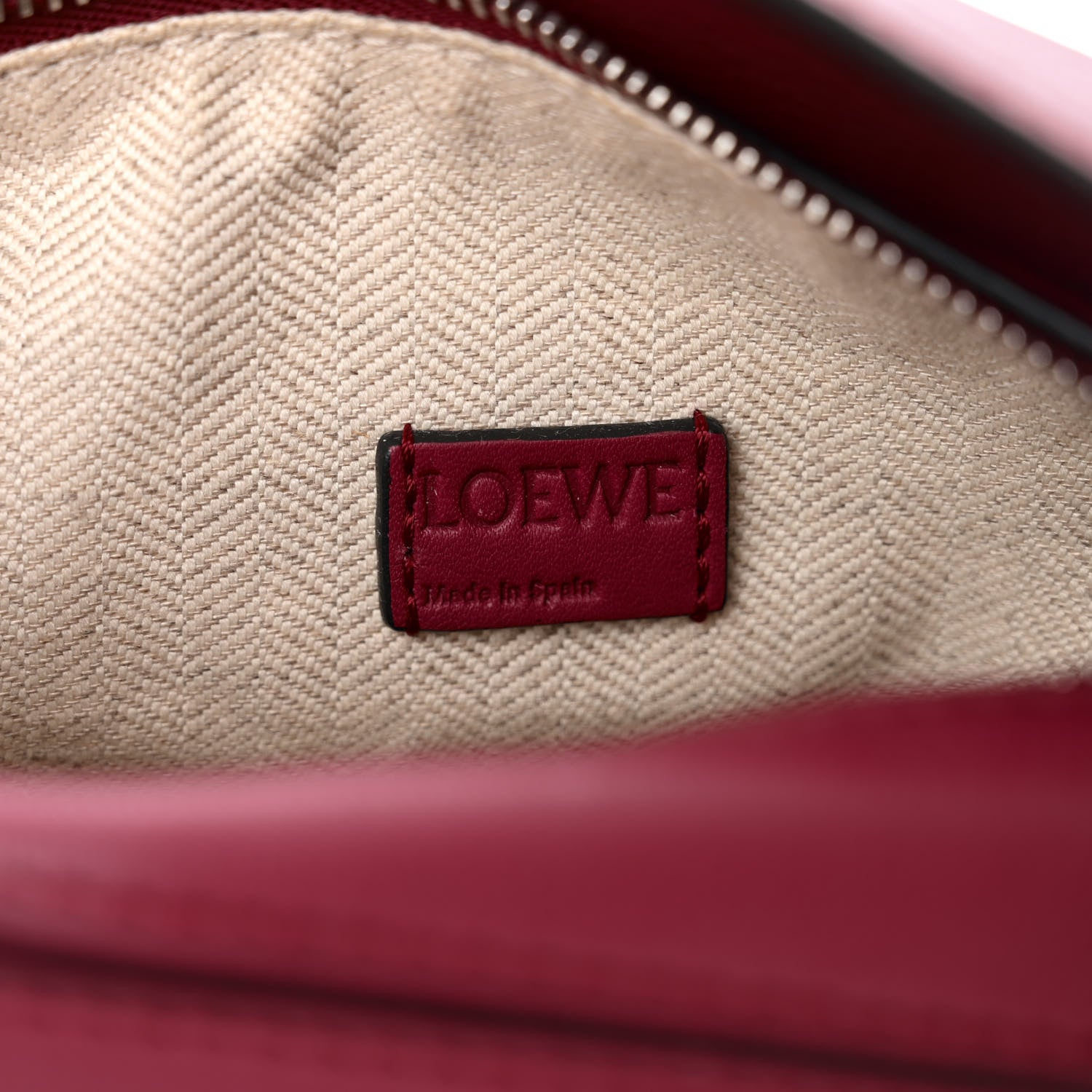 Loewe Calfskin Mini Puzzle Bag Wine 6 of 11