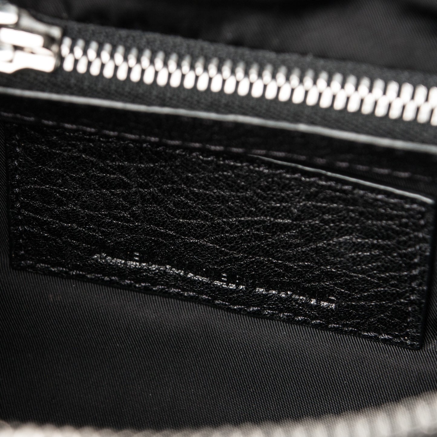 Pebbled Lambskin Mini Rockie Black Rhodium Hardware