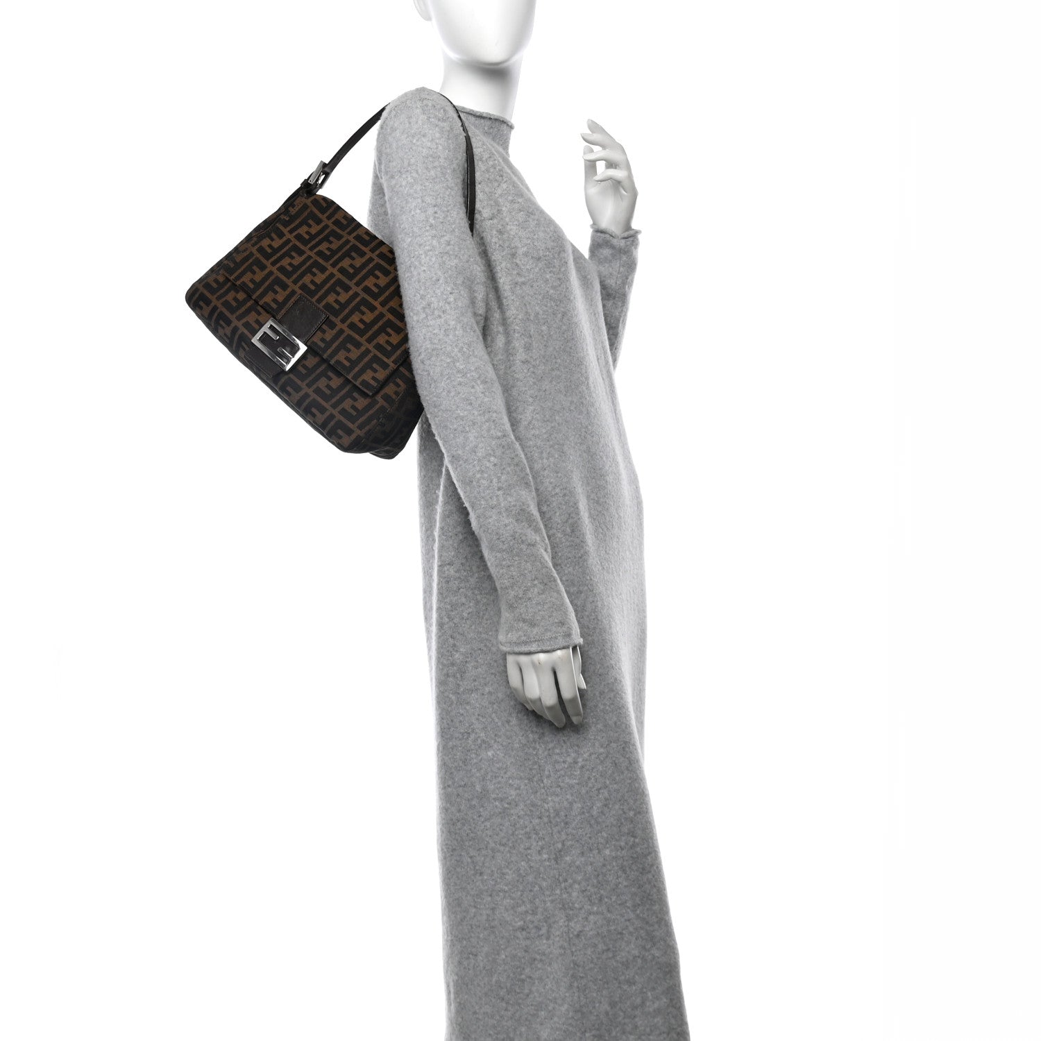 Fendi Zucca Mama Baguette Tobacco 2 of 9