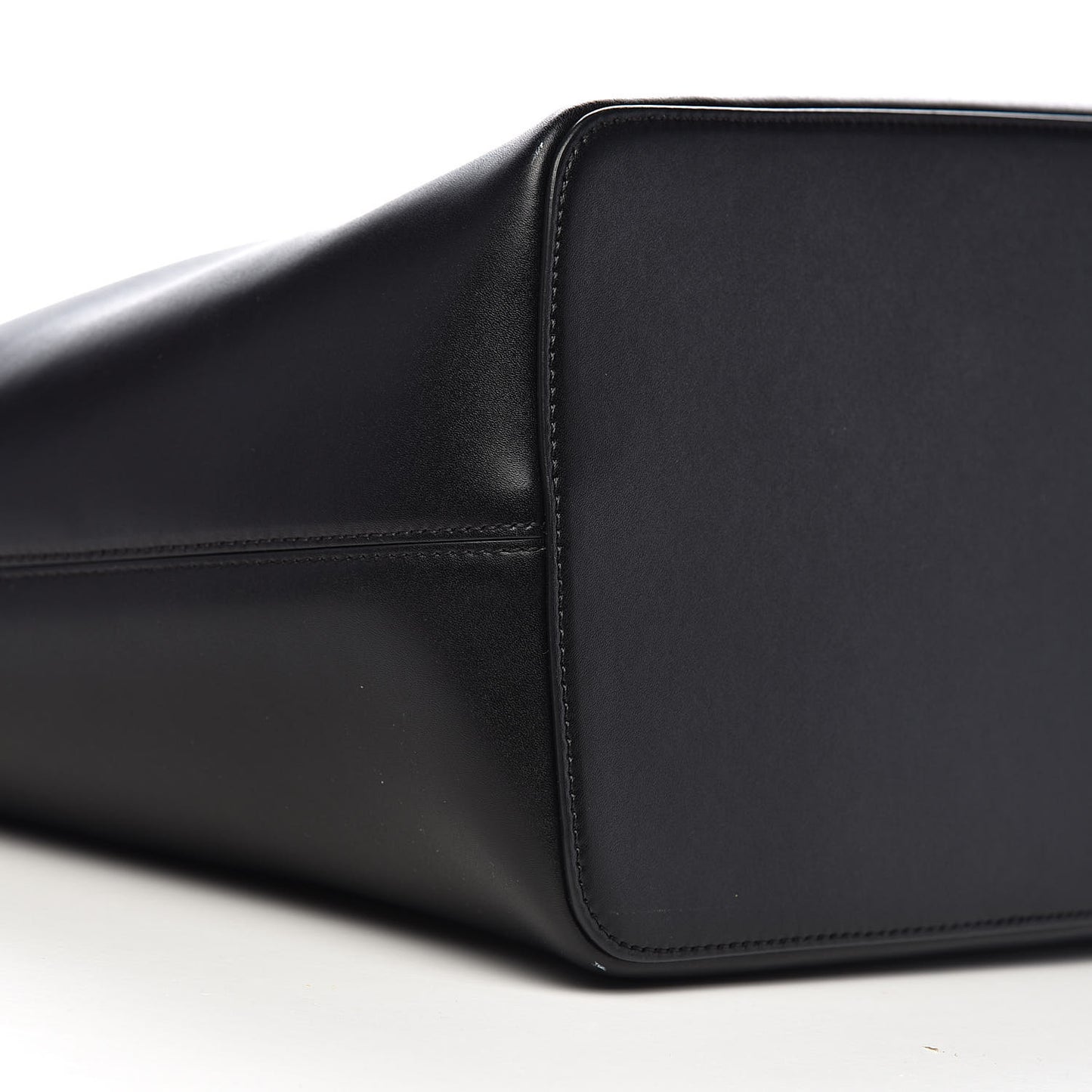 Calfskin Large Antigona Whipstitch Handle Tote Black