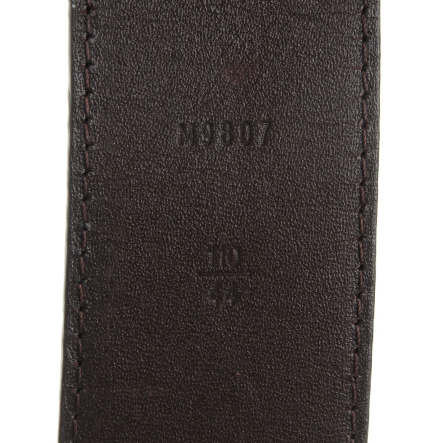 Damier Ebene 40mm LV Initiales Belt 110 44