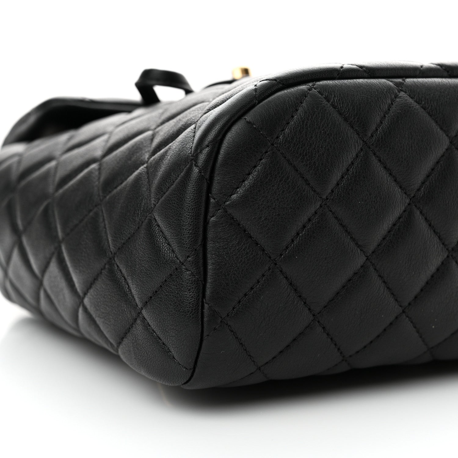 Chanel Calfskin Quilted Mini Urban Spirit Backpack Black 9 of 11