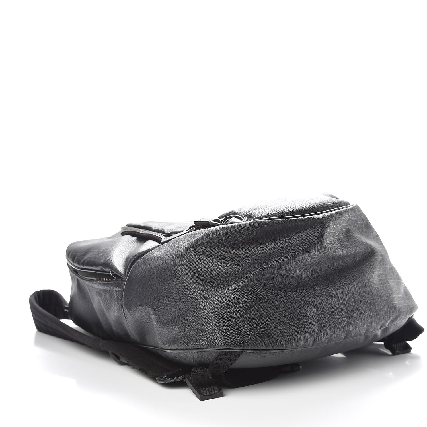 Gucci Coated Canvas Interlocking G Travel Backpack Black 4 of 19